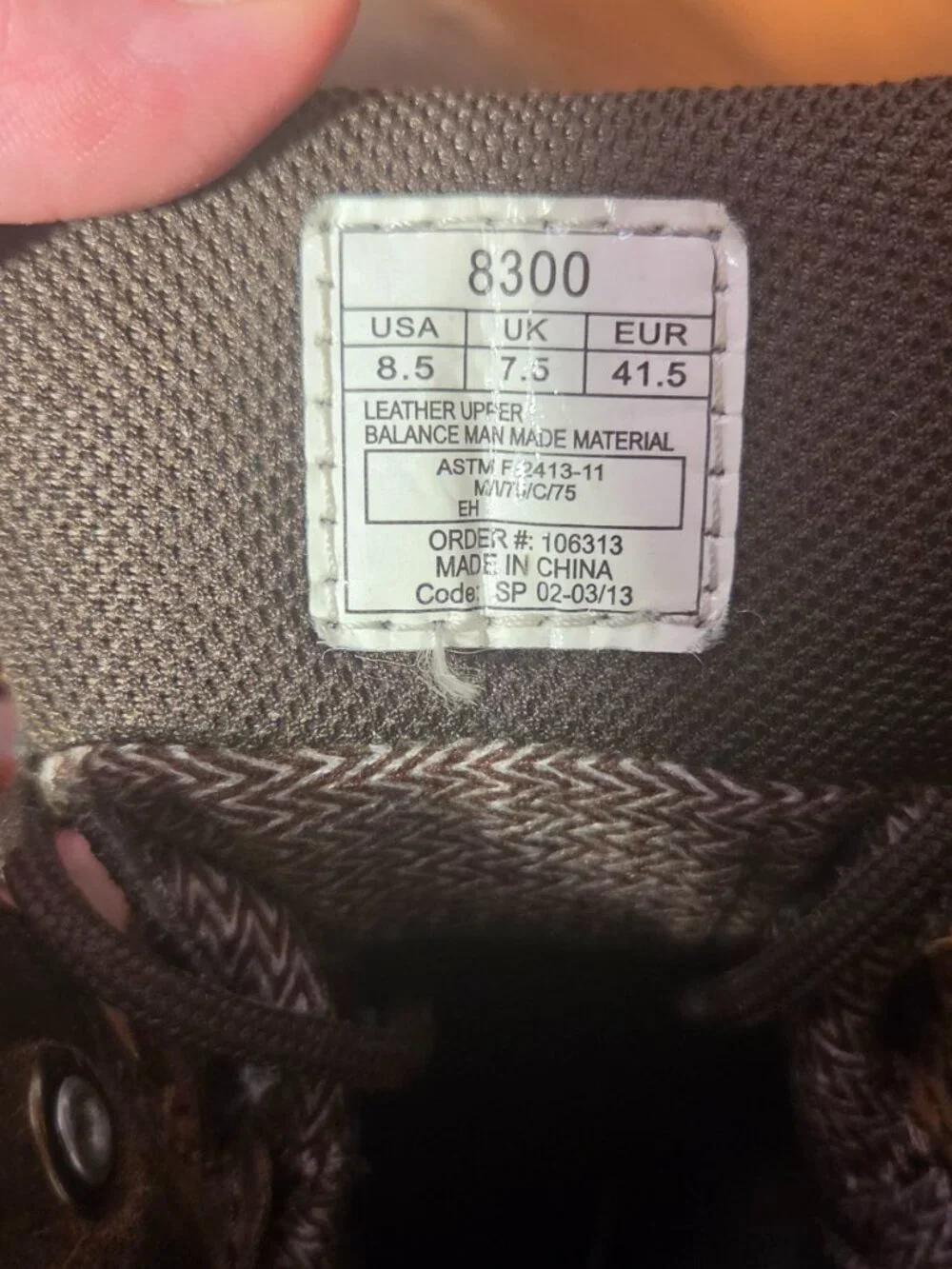 Ace Waterproof Work Boots Brown Leather Steel Toe